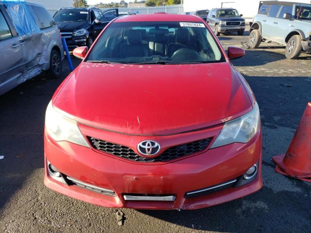 4T1BF1FKXDU697483 - 2013 TOYOTA CAMRY L RED photo 5