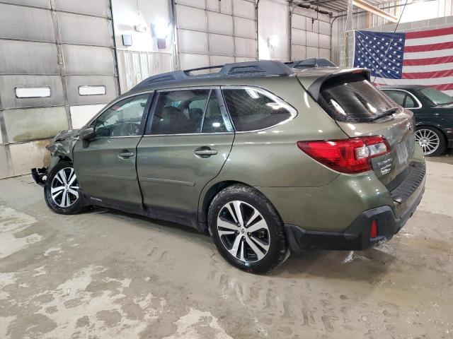 4S4BSANC4J3394397 - 2018 SUBARU OUTBACK 2.5I LIMITED GREEN photo 2