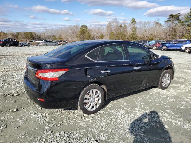 3N1AB7AP6FY256373 - 2015 NISSAN SENTRA S BLACK photo 3