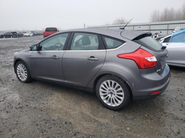 1FAHP3N2XCL366292 - 2012 FORD FOCUS TITANIUM GRAY photo 2