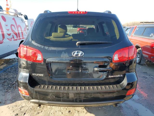 5NMSG13D68H159920 - 2008 HYUNDAI SANTA FE GLS BLACK photo 6