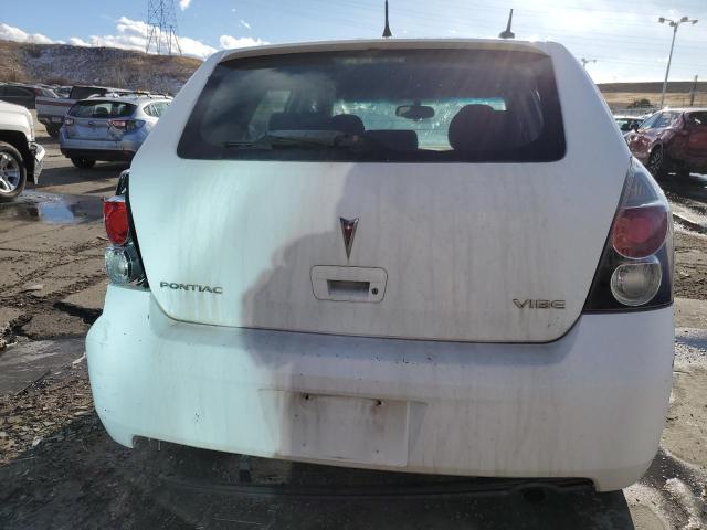 5Y2SP6E88AZ400519 - 2010 PONTIAC VIBE WHITE photo 6