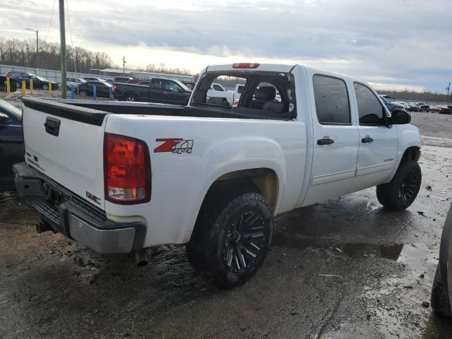 3GTP2VE30BG293552 - 2011 GMC SIERRA K1500 SLE WHITE photo 3