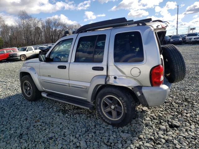 1J8GK38K93W714316 - 2003 JEEP LIBERTY RENEGADE SILVER photo 2