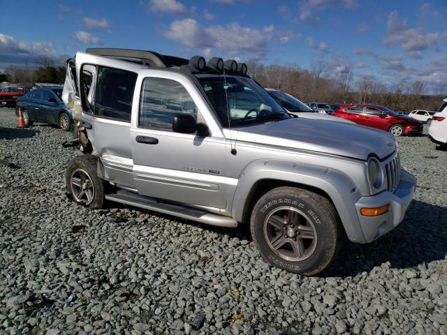 1J8GK38K93W714316 - 2003 JEEP LIBERTY RENEGADE SILVER photo 4