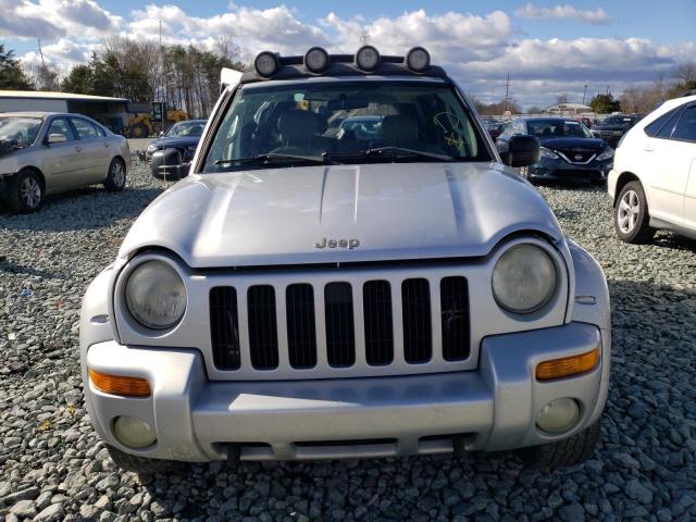 1J8GK38K93W714316 - 2003 JEEP LIBERTY RENEGADE SILVER photo 5