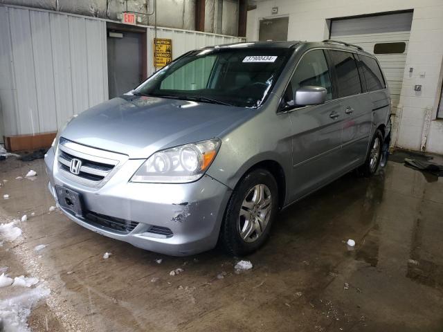 5FNRL38707B080347 - 2007 HONDA ODYSSEY EXL GRAY photo 1