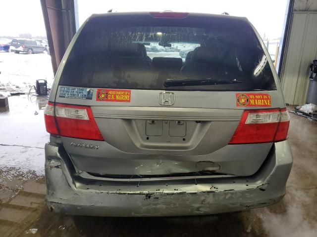 5FNRL38707B080347 - 2007 HONDA ODYSSEY EXL GRAY photo 6