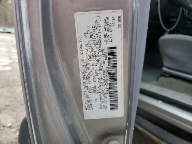 5TBBT44162S295043 - 2002 TOYOTA TUNDRA ACCESS CAB ვერცხლისფერი ფოტო 12
