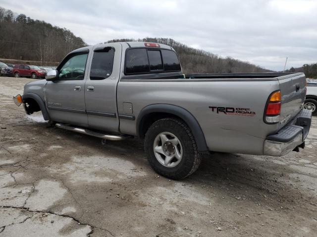 5TBBT44162S295043 - 2002 TOYOTA TUNDRA ACCESS CAB ვერცხლისფერი ფოტო 2