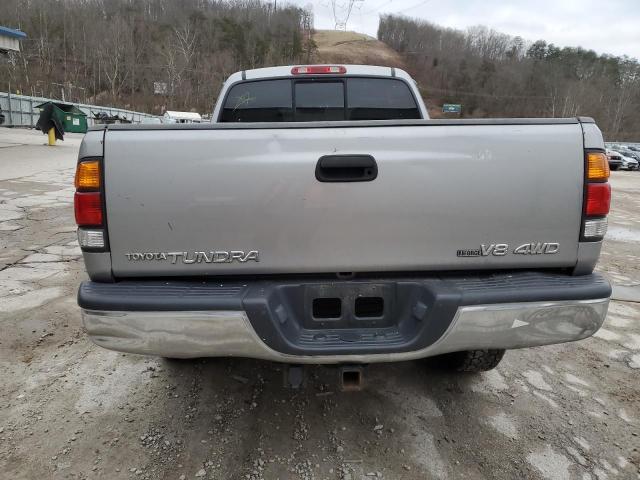 5TBBT44162S295043 - 2002 TOYOTA TUNDRA ACCESS CAB ვერცხლისფერი ფოტო 6