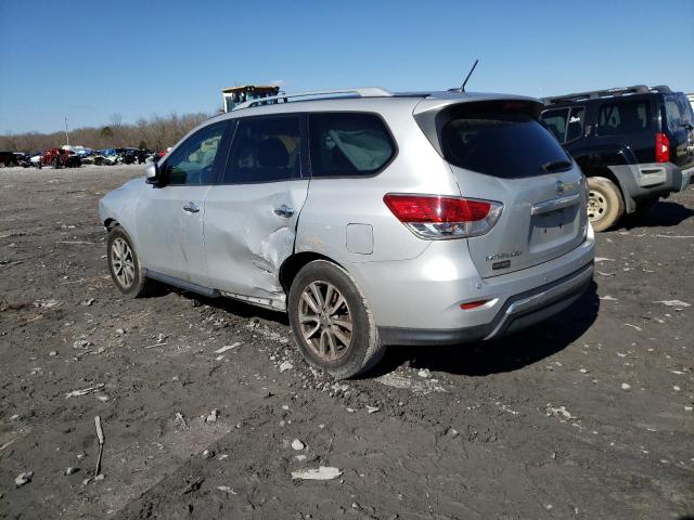 5N1AR2MN7GC635930 - 2016 NISSAN PATHFINDER S SILVER photo 2