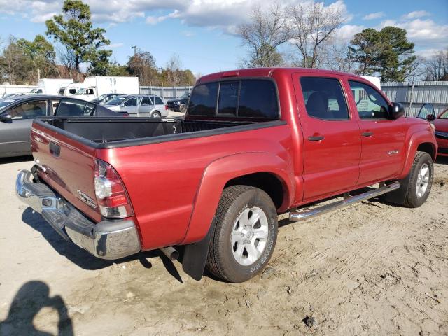3TMJU4GN7DM139420 - 2013 TOYOTA TACOMA DOUBLE CAB PRERUNNER RED photo 3