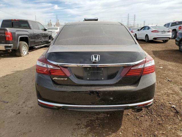 1HGCR2F37HA224163 - 2017 HONDA ACCORD LX BLACK photo 6