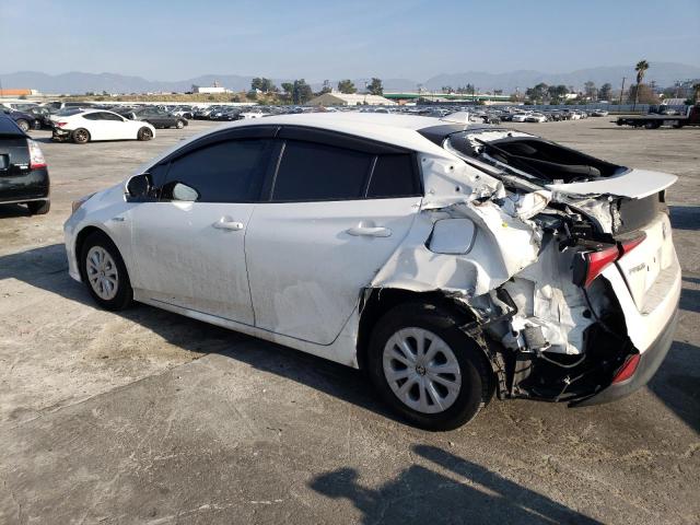 JTDKARFU8K3070027 - 2019 TOYOTA PRIUS WHITE photo 2