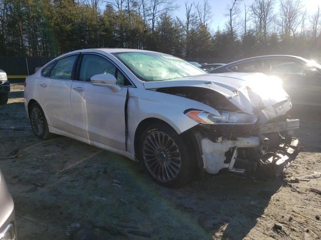 3FA6P0K92FR307458 - 2015 FORD FUSION TITANIUM WHITE photo 4