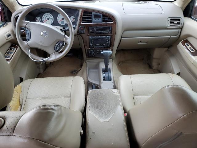JN8DR09Y42W737917 - 2002 NISSAN PATHFINDER LE 勃艮第红 照片 8