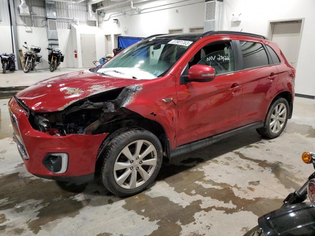 4A4AJ4AW7FE607707 - 2015 MITSUBISHI RVR GT RED photo 1