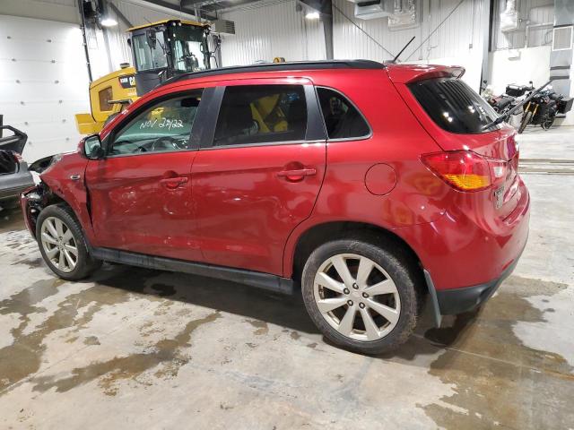 4A4AJ4AW7FE607707 - 2015 MITSUBISHI RVR GT RED photo 2