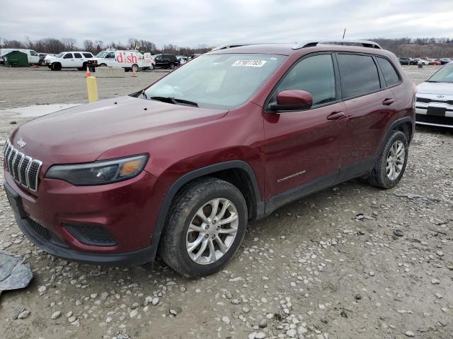 1C4PJLCBXLD542021 - 2020 JEEP CHEROKEE LATITUDE BURGUNDY photo 1