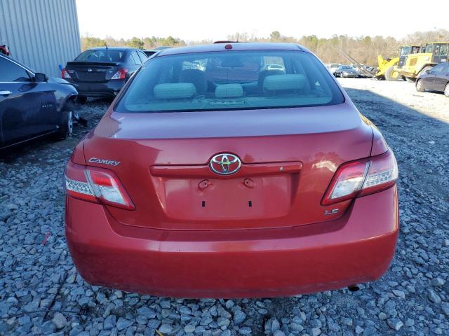 4T1BF3EK3BU117999 - 2011 TOYOTA CAMRY BASE BURGUNDY photo 6