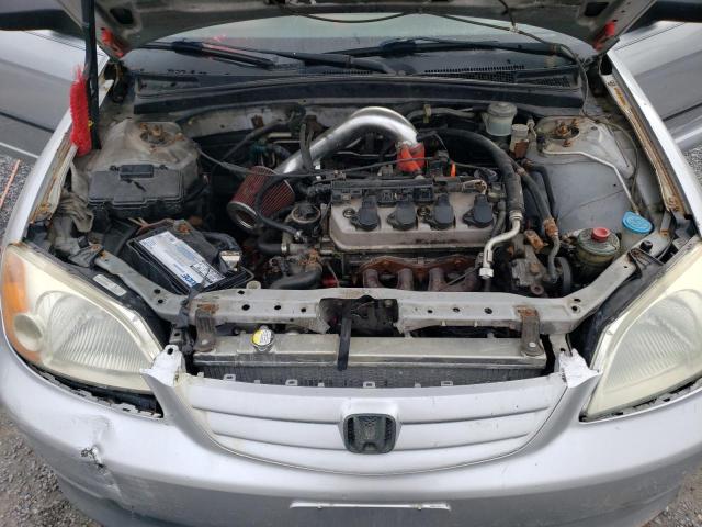 2HGES15122H538593 - 2002 HONDA CIVIC DX SILVER photo 11