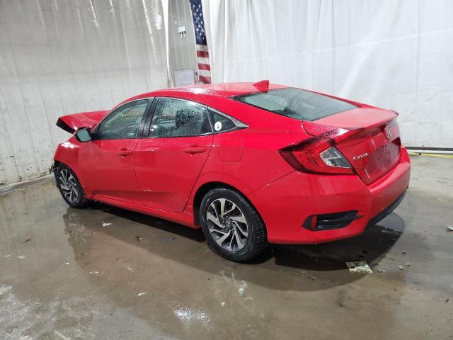 2HGFC2F78JH566083 - 2018 HONDA CIVIC EX RED photo 2