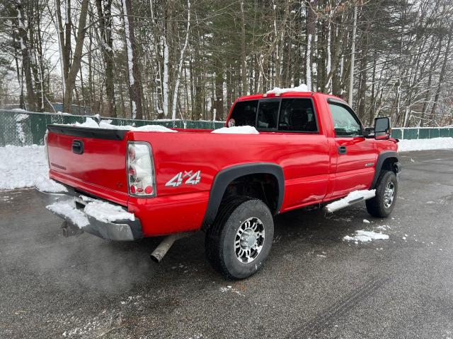 1GCHK24U17E160116 - 2007 CHEVROLET SILVERADO K2500 HEAVY DUTY RED photo 4