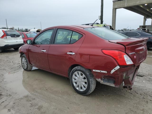 3N1CN7AP9JL865527 - 2018 NISSAN VERSA S BURGUNDY photo 2