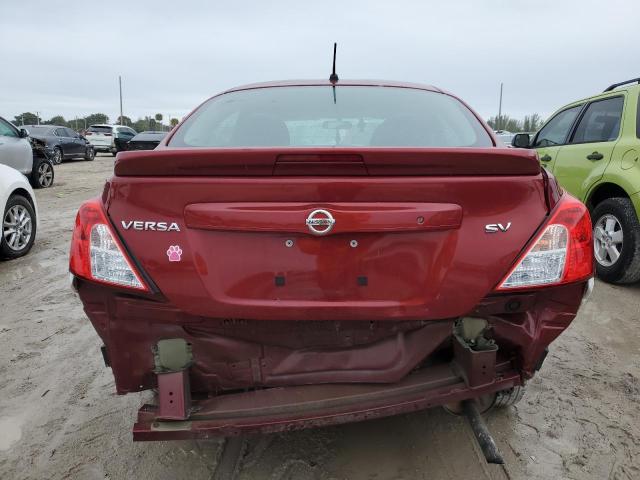 3N1CN7AP9JL865527 - 2018 NISSAN VERSA S BURGUNDY photo 6