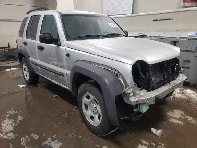 1J4GK48K33W690022 - 2003 JEEP LIBERTY SPORT SILVER photo 4