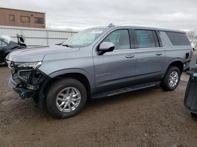 1GNSKCKDXMR287943 - 2021 CHEVROLET SUBURBAN K1500 LT GRAY photo 1