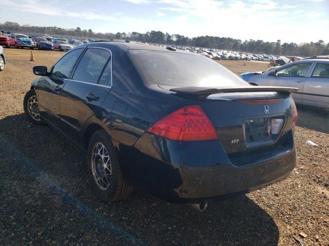 1HGCM66506A015707 - 2006 HONDA ACCORD EX BLACK photo 2