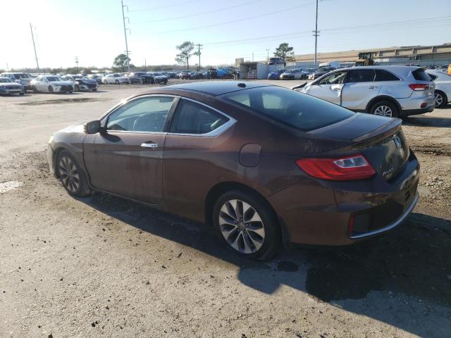 1HGCT1B82EA001215 - 2014 HONDA ACCORD EXL BROWN photo 2