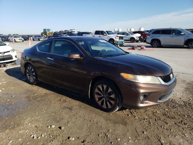 1HGCT1B82EA001215 - 2014 HONDA ACCORD EXL BROWN photo 4