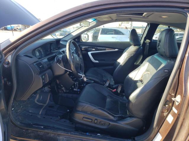 1HGCT1B82EA001215 - 2014 HONDA ACCORD EXL BROWN photo 7