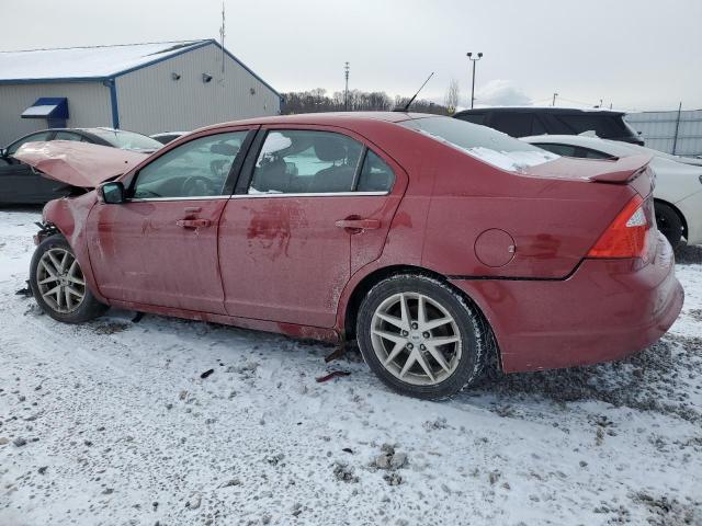 3FAHP0JA4AR171606 - 2010 FORD FUSION SEL RED photo 2