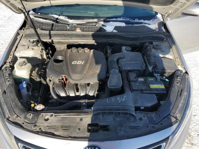 KNAGM4A70F5563161 - 2015 KIA OPTIMA LX SILVER photo 11