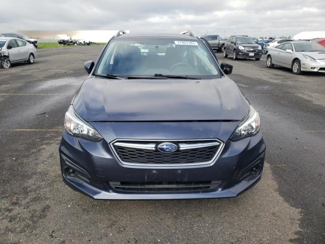 4S3GTAB62H3736039 - 2017 SUBARU IMPREZA PREMIUM BLUE photo 5