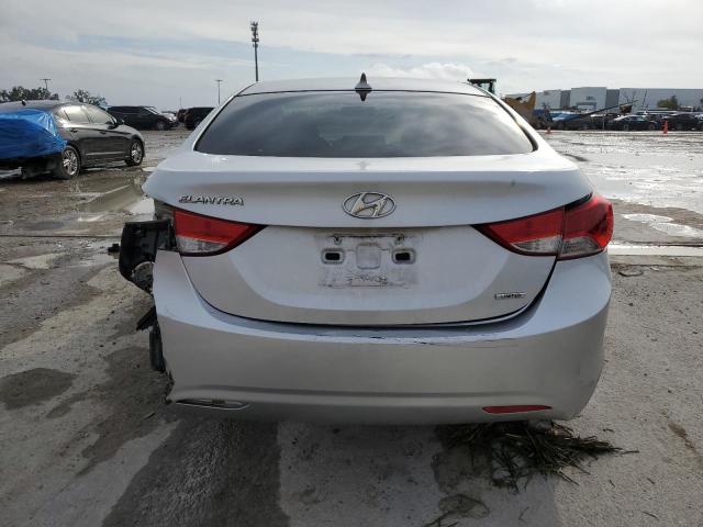 KMHDH4AE2BU147956 - 2011 HYUNDAI ELANTRA GLS SILVER photo 6