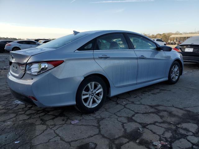 5NPEB4AC1EH895752 - 2014 HYUNDAI SONATA GLS BLUE photo 3