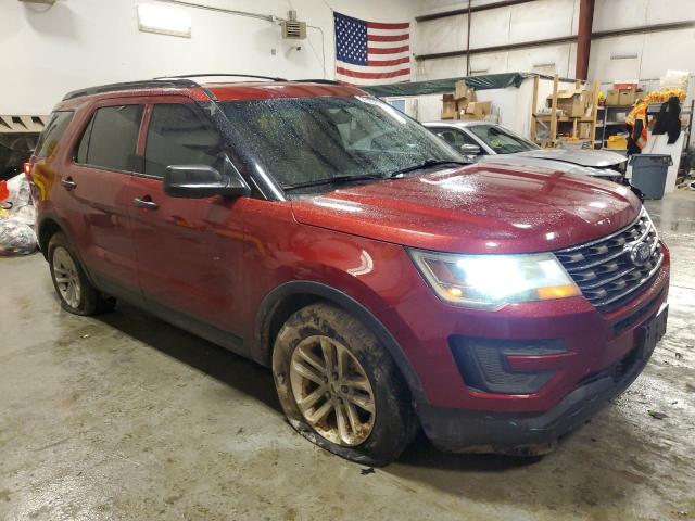 1FM5K7B8XGGA95546 - 2016 FORD EXPLORER RED photo 4