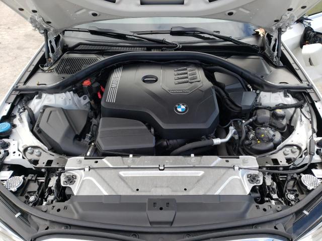 3MW5R7J0XN8C65103 - 2022 BMW 330XI Белый фото 11