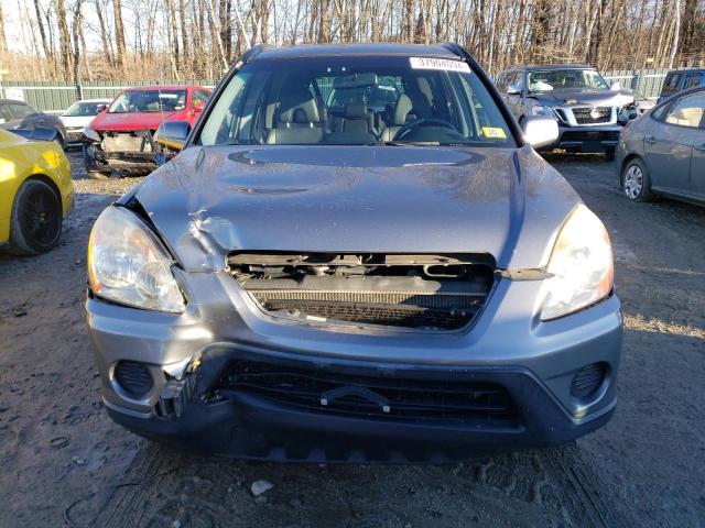 JHLRD78925C053590 - 2005 HONDA CR-V SE GRAY photo 5