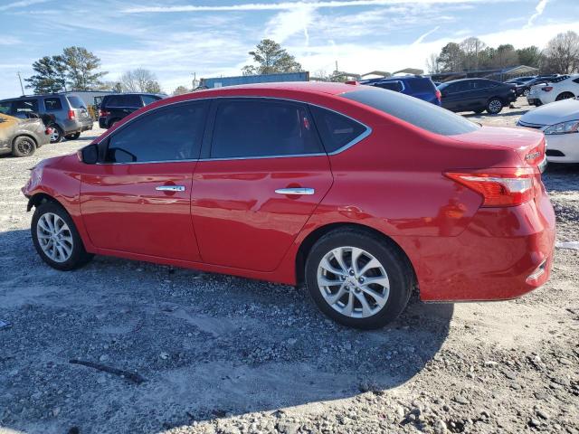 3N1AB7AP8KL604763 - 2019 NISSAN SENTRA S RED photo 2