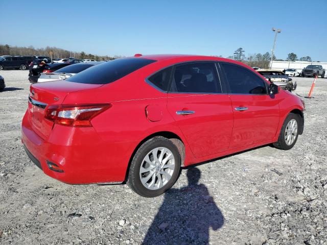 3N1AB7AP8KL604763 - 2019 NISSAN SENTRA S RED photo 3