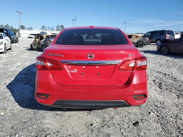 3N1AB7AP8KL604763 - 2019 NISSAN SENTRA S RED photo 6