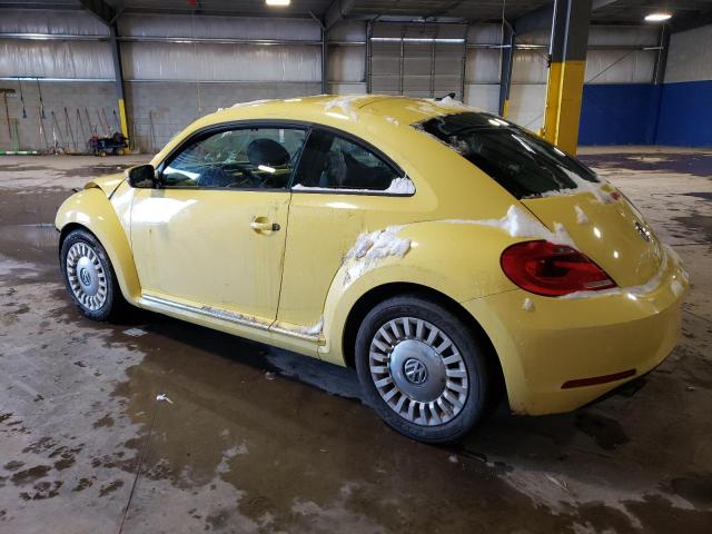 3VWJP7ATXEM632863 - 2014 VOLKSWAGEN BEETLE YELLOW photo 2