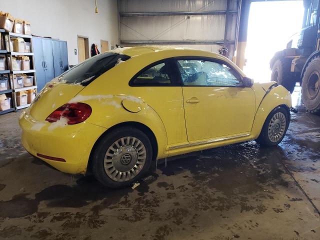 3VWJP7ATXEM632863 - 2014 VOLKSWAGEN BEETLE YELLOW photo 3