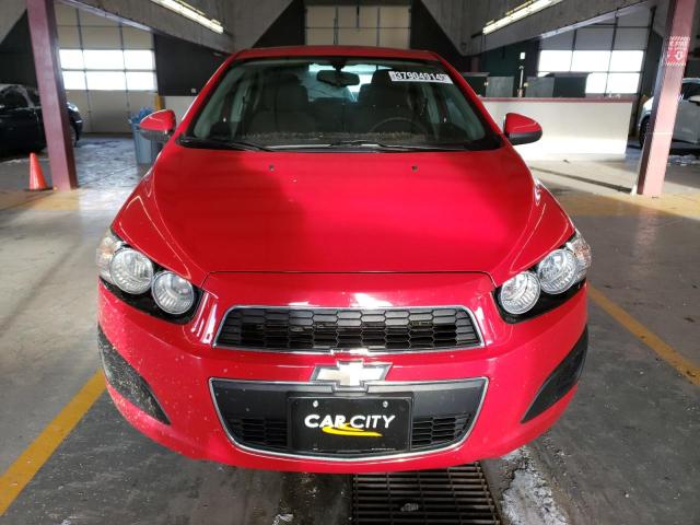 1G1JC5SH7F4215607 - 2015 CHEVROLET SONIC LT RED photo 5